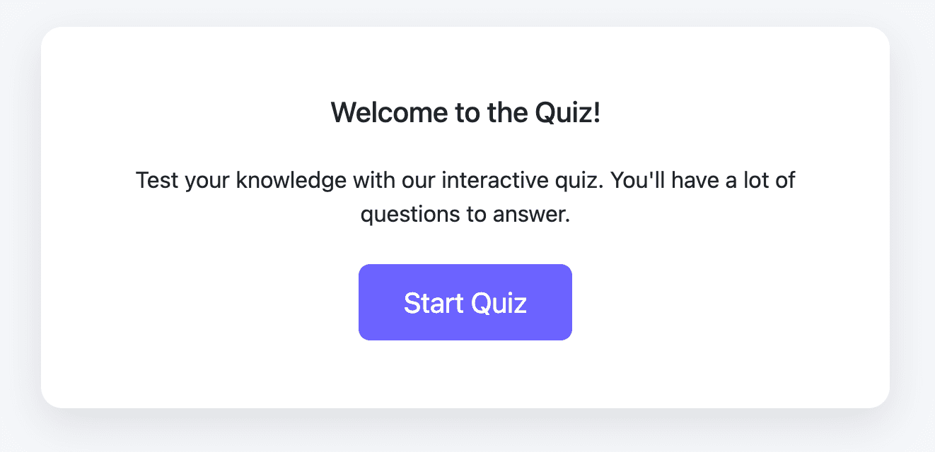 React Quiz App